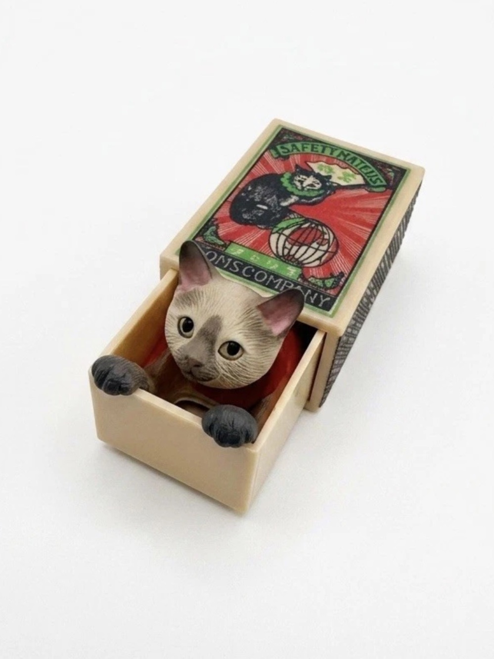 SIAMESE Cat Gachapon Matchbox Mini Figure Blind Box Series Kitan Club
